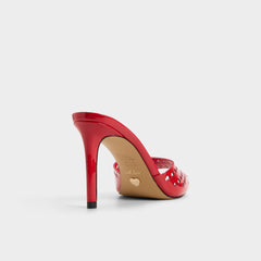 Lovemule in Medium Red - Heeled mule, Stiletto heel | Aldo outlet