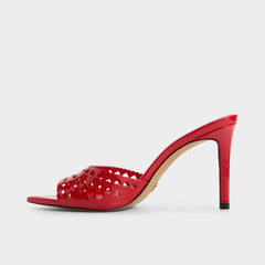 Lovemule in Medium Red - Heeled mule, Stiletto heel | Aldo outlet