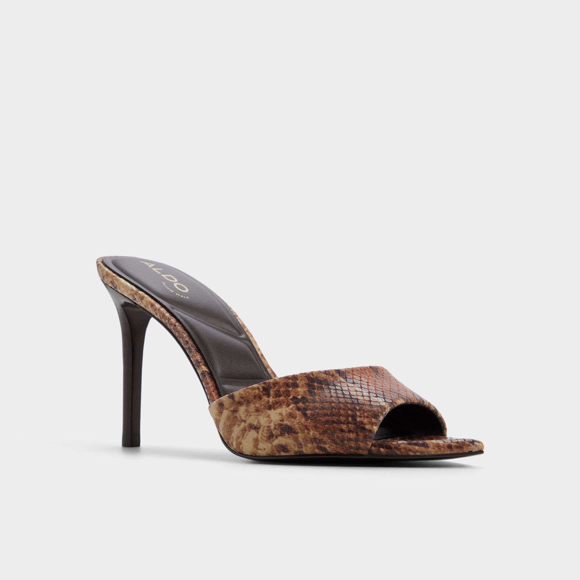 Anniebrilden in Brown Multi 14190598 - Heeled mule, Stiletto heel | Aldo online