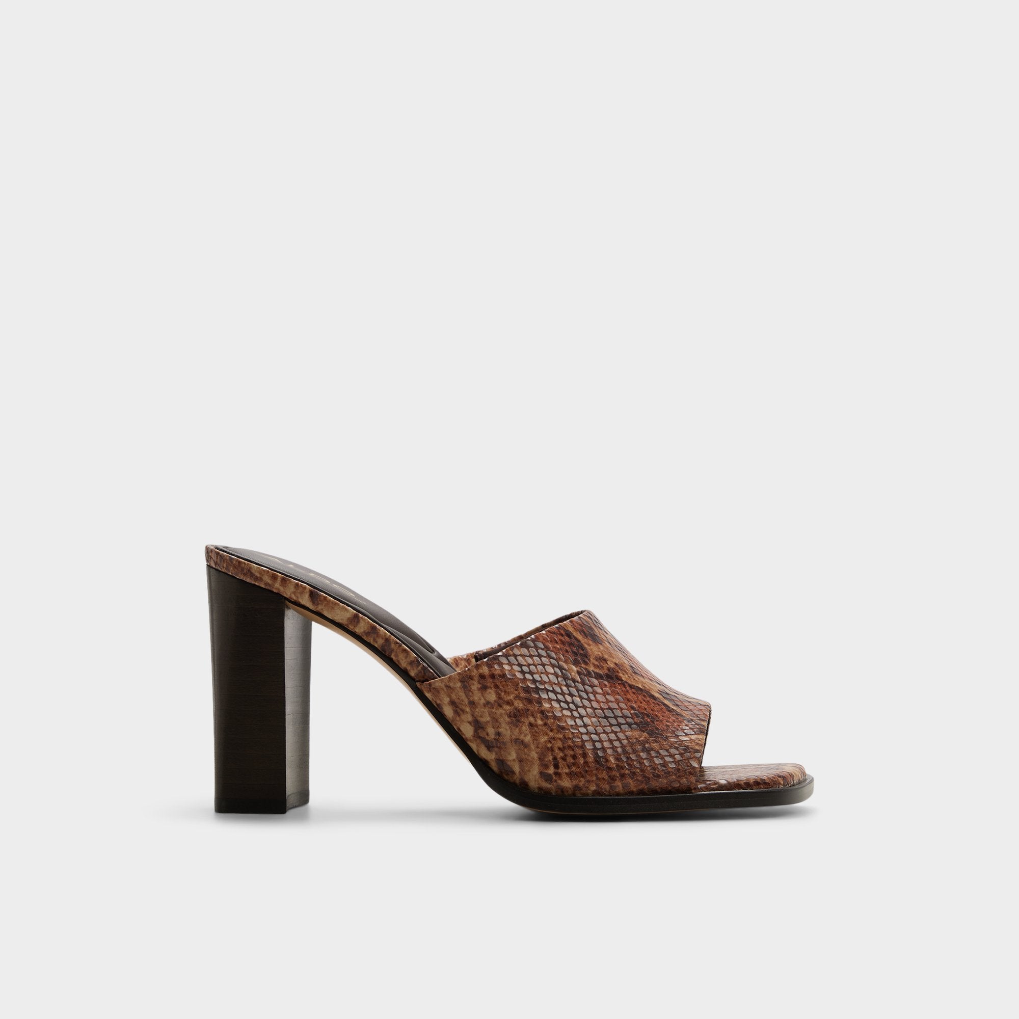 Re in Sophia Brown Multi14190695 - Heeled mule, Block heel | Aldo discount