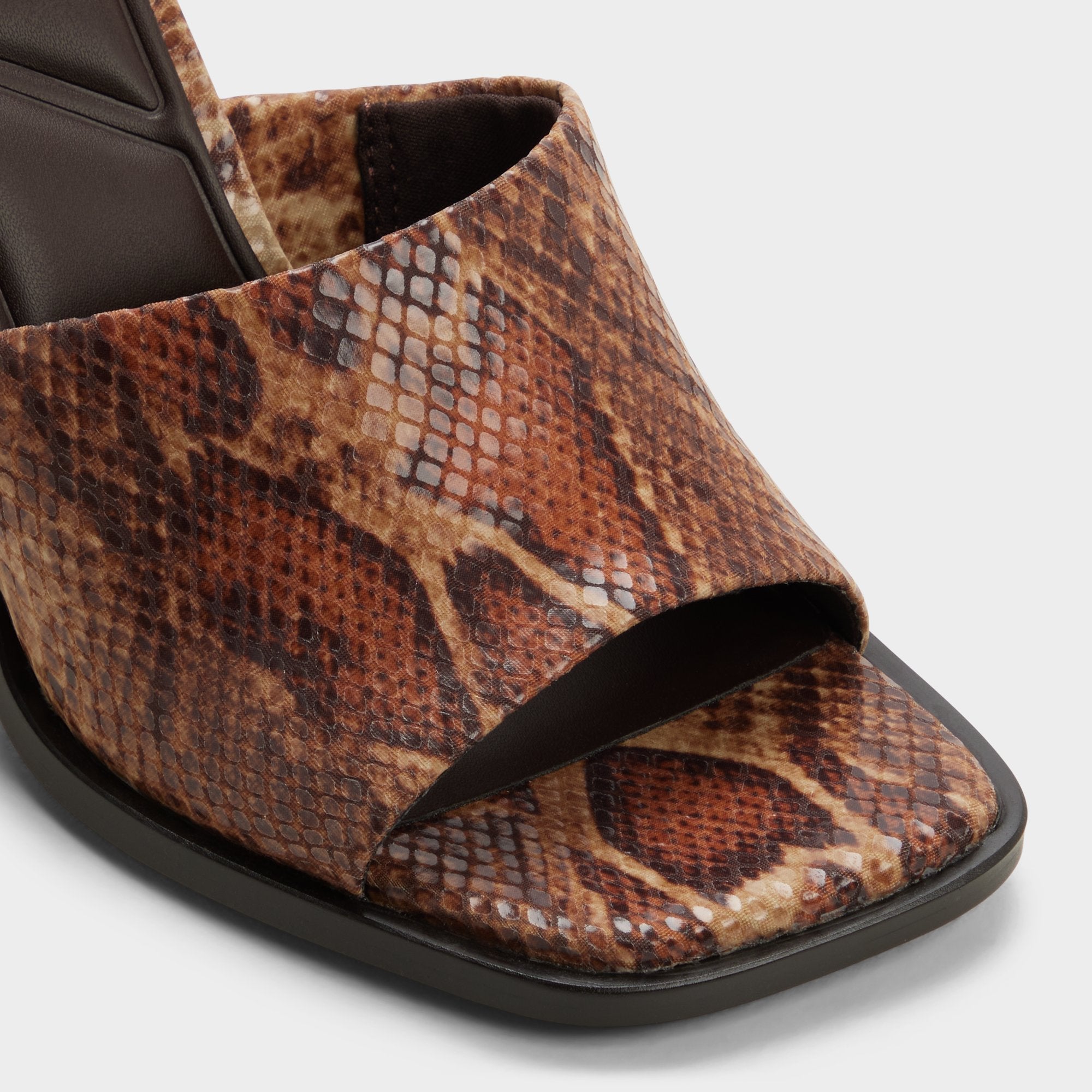 Re in Sophia Brown Multi14190695 - Heeled mule, Block heel | Aldo discount