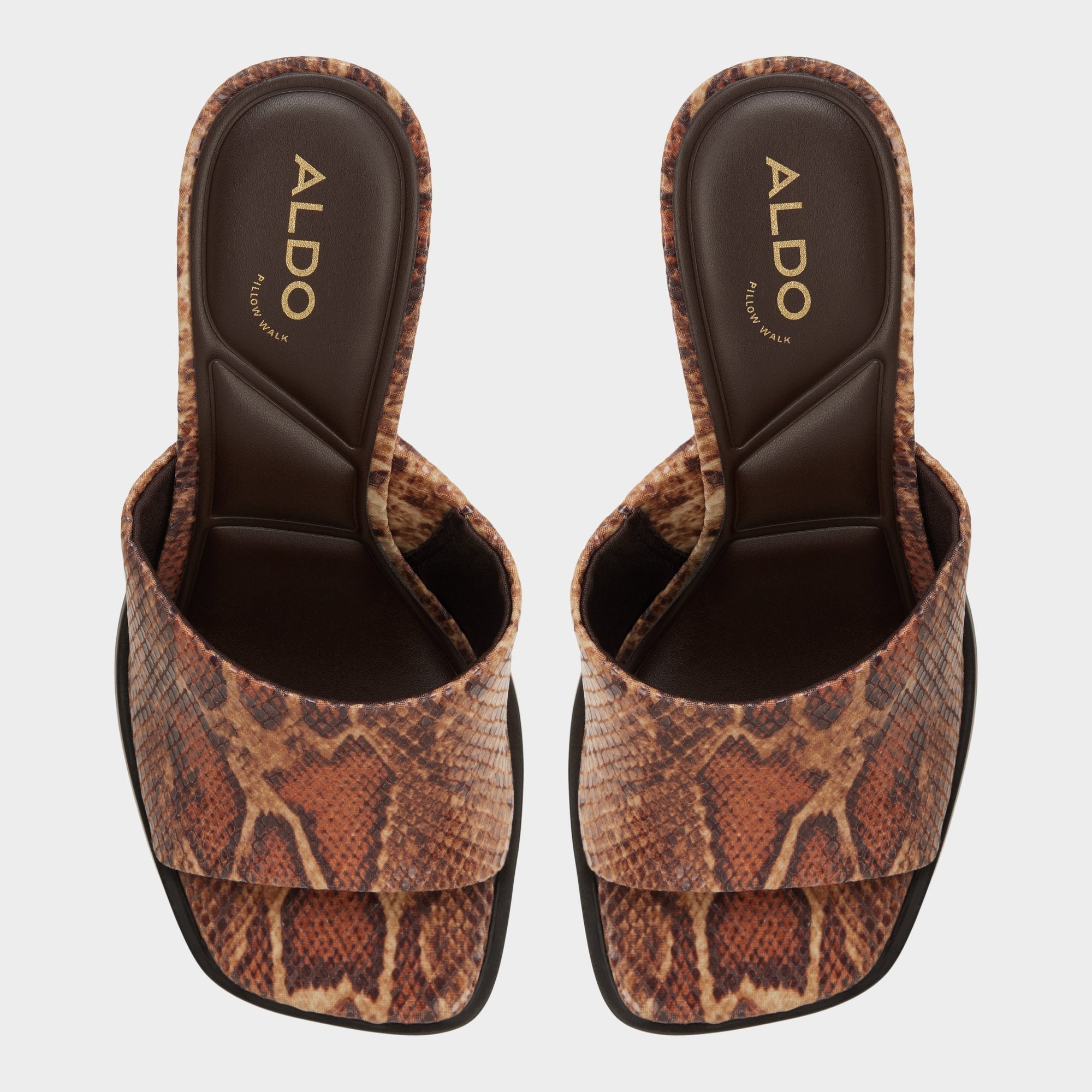 Re in Sophia Brown Multi14190695 - Heeled mule, Block heel | Aldo discount