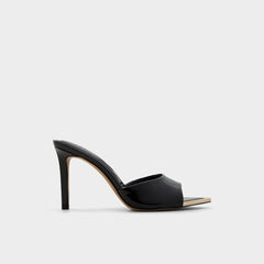 Anniebrilden Black Women's Heeled mules - Heeled mule, Stiletto heel | Aldo outlet