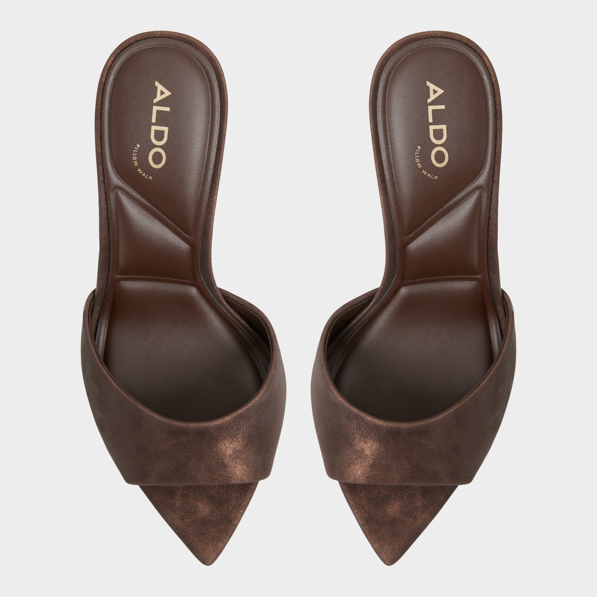 Anniebrilden Dark Brown Women's Mule slides - Heeled mule, Stiletto heel | Aldo online