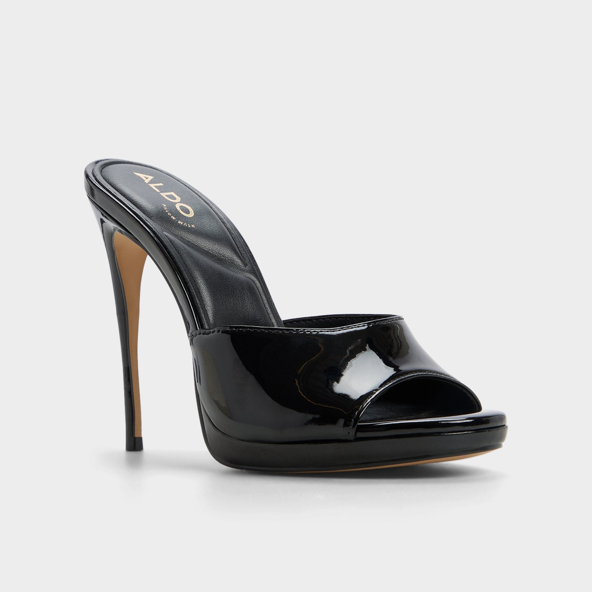 Rivieraa in Black - Heeled mule, Platform | Aldo discount