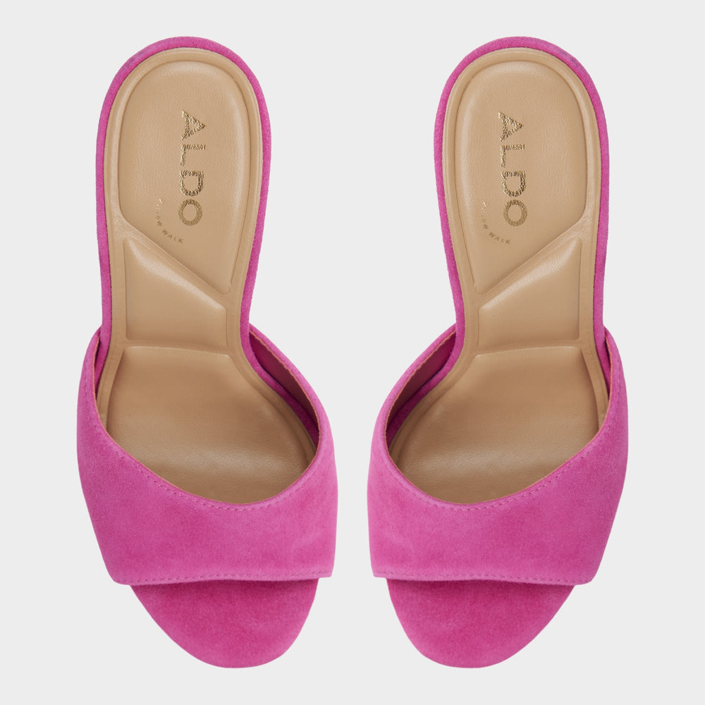 Rivieraa in Dark Pink - Heeled mule, Platform | Aldo outlet