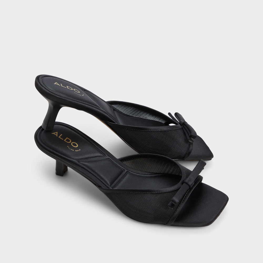 Begoniaa Black Women's Heeled mules - Heeled mule, Kitten heel | Aldo sale
