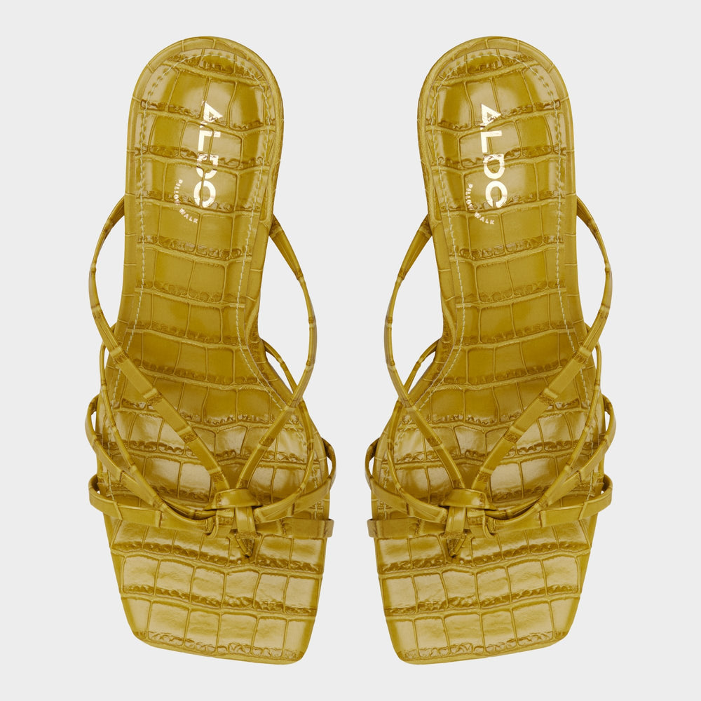Lumera in Other Yellow - Heeled mule, Stiletto heel | Aldo discount