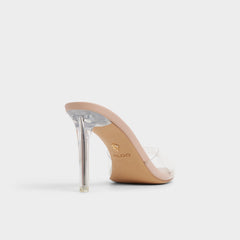 Anitabrilden Beige Women's Mule slides - Heeled mule, Stiletto heel | Aldo outlet