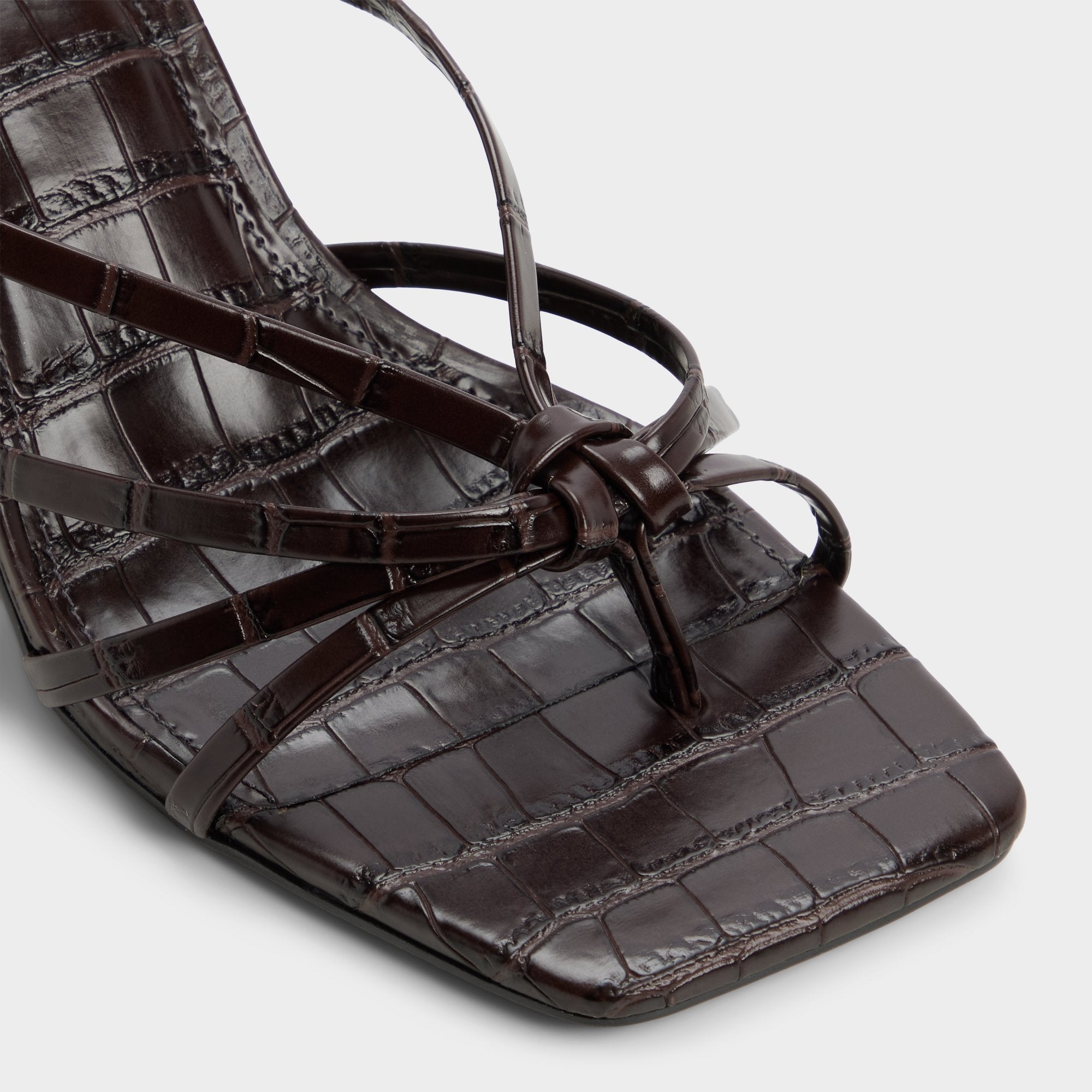 Lumera in Dark Brown - Heeled mule, Stiletto heel | Aldo sale