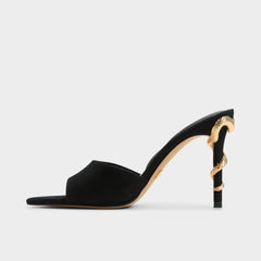 Seashella Other Black Women's Heeled mules - Heeled mule | Aldo for sale