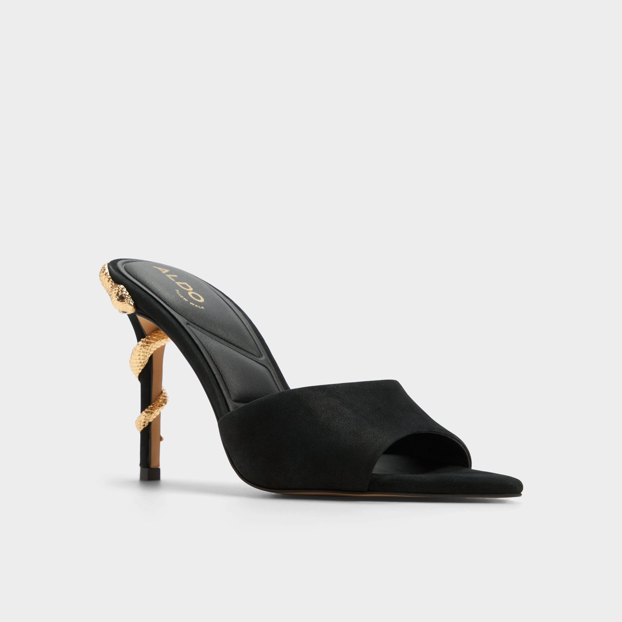 Seashella Other Black Women's Heeled mules - Heeled mule | Aldo for sale