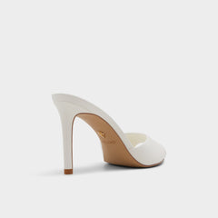 Anniebrilden White Women's Heeled mules - Heeled mule, Stiletto heel | Aldo outlet