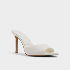 Anniebrilden White Women's Heeled mules - Heeled mule, Stiletto heel | Aldo outlet