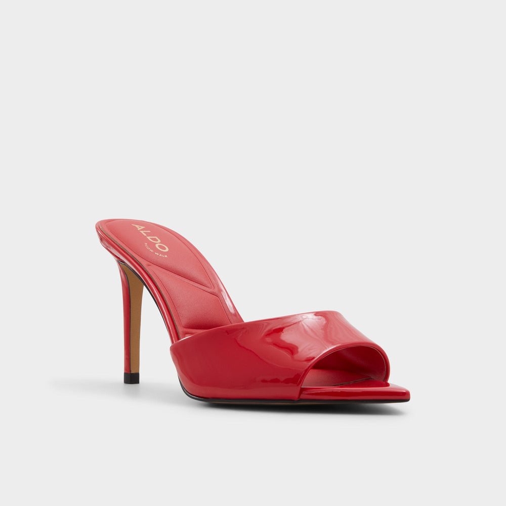 Anniebrilden Red Women's Heeled mules - Heeled mule, Stiletto heel | Aldo on sale