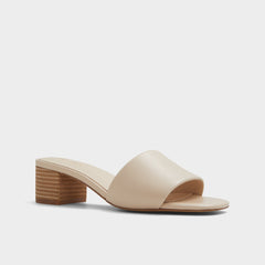 Claudina Other Beige Women's Block heels - Heeled mule, Block heel | Aldo online