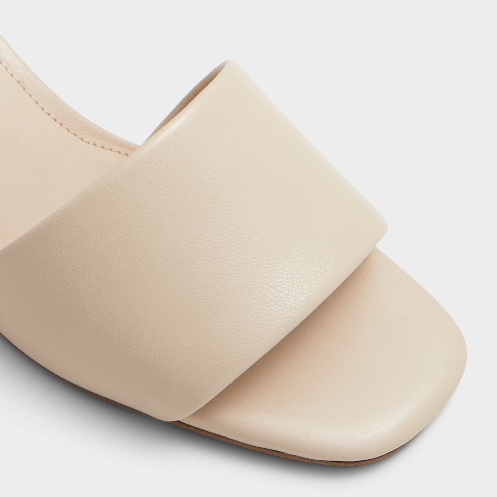 Claudina Other Beige Women's Block heels - Heeled mule, Block heel | Aldo online