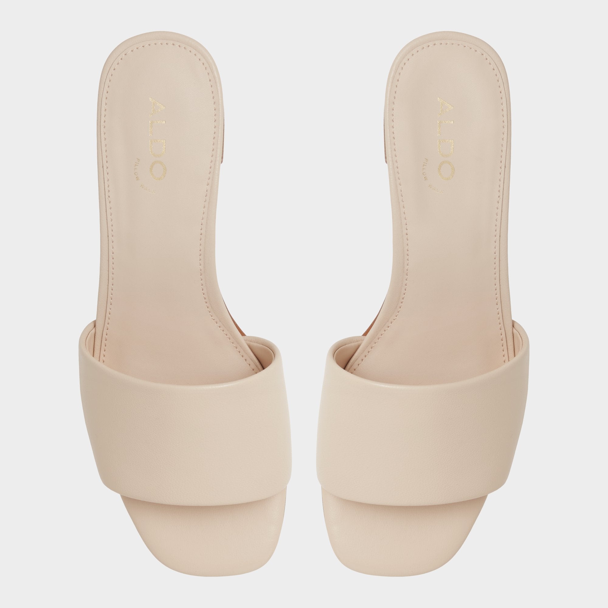 Claudina Other Beige Women's Block heels - Heeled mule, Block heel | Aldo online