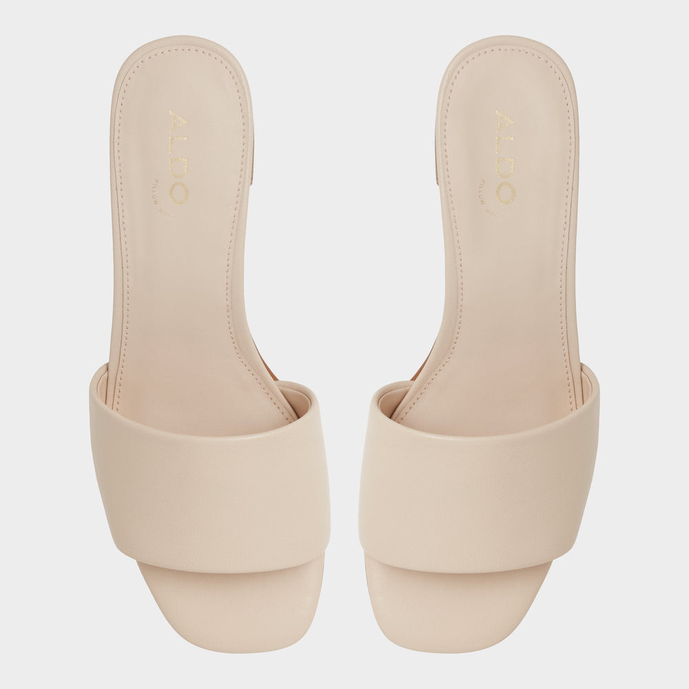 Claudina Other Beige Women's Block heels - Heeled mule, Block heel | Aldo online