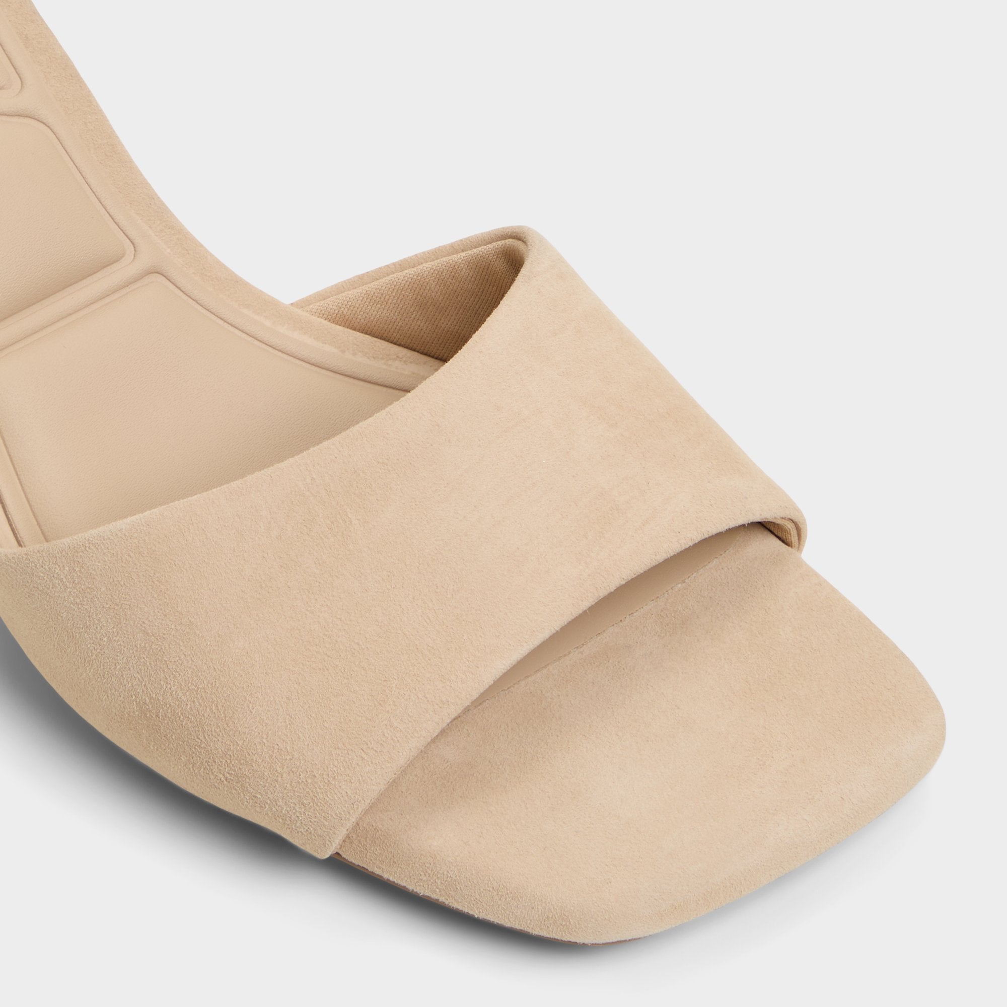 Tisha Beige Women's Heeled mules - Heeled mule, Block heel | Aldo discount