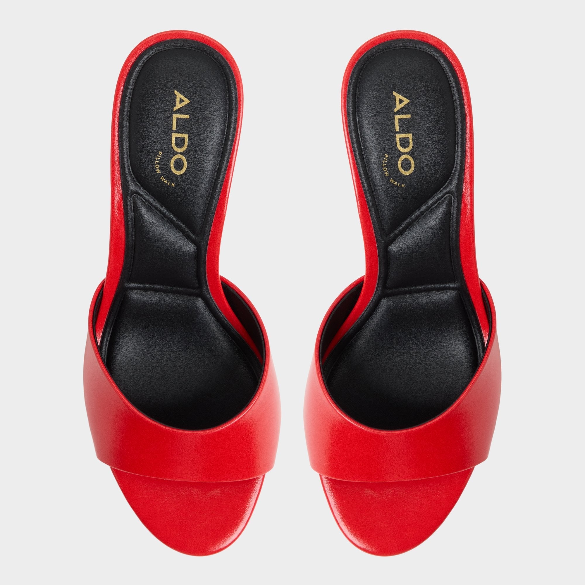 Annaberaen in Bright Red - Heeled mule, Stiletto heel | Aldo outlet