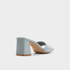 Tisha Other Blue Women's Heeled mules - Heeled mule, Block heel | Aldo sale