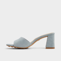 Tisha Other Blue Women's Heeled mules - Heeled mule, Block heel | Aldo sale