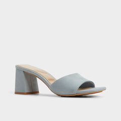 Tisha Other Blue Women's Heeled mules - Heeled mule, Block heel | Aldo sale