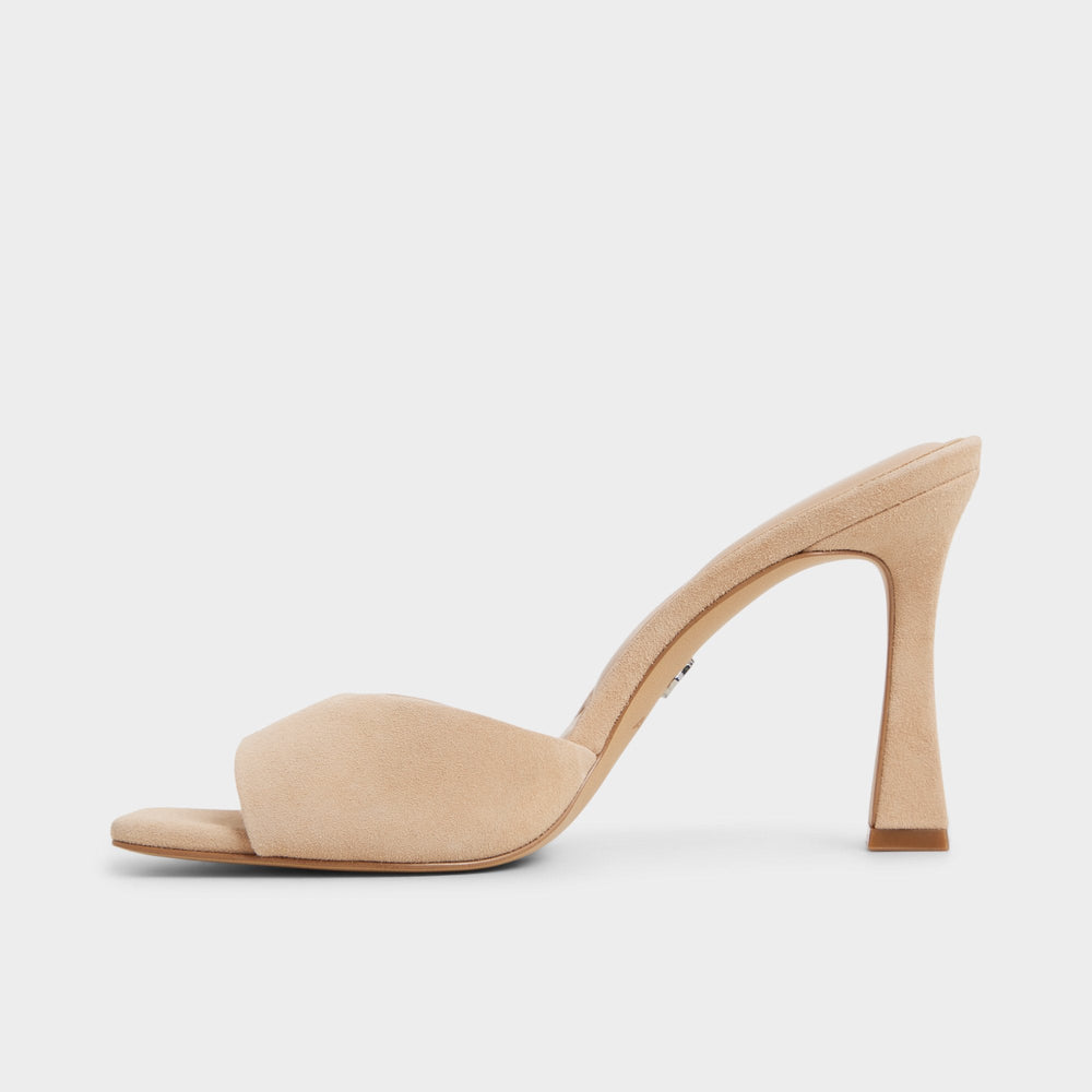 Jennifer in Medium Beige - Heeled mule, Stiletto heel | Aldo on sale
