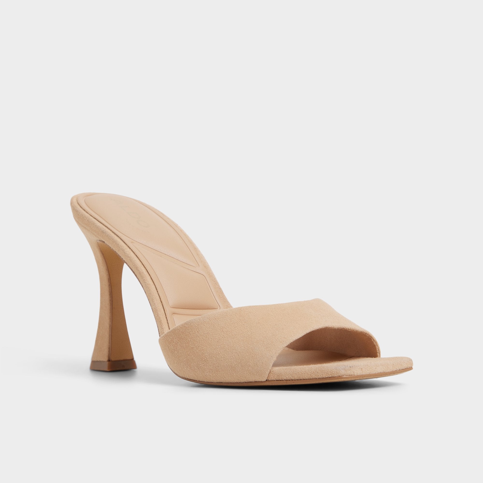 Jennifer in Medium Beige - Heeled mule, Stiletto heel | Aldo on sale