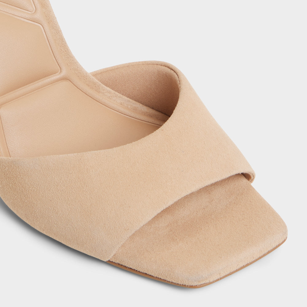 Jennifer in Medium Beige - Heeled mule, Stiletto heel | Aldo on sale