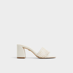 Beachdate White/Bone Women's Block heels - Heeled mule, Block heel | Aldo for sale