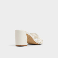 Beachdate White/Bone Women's Block heels - Heeled mule, Block heel | Aldo for sale