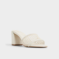 Beachdate White/Bone Women's Block heels - Heeled mule, Block heel | Aldo for sale