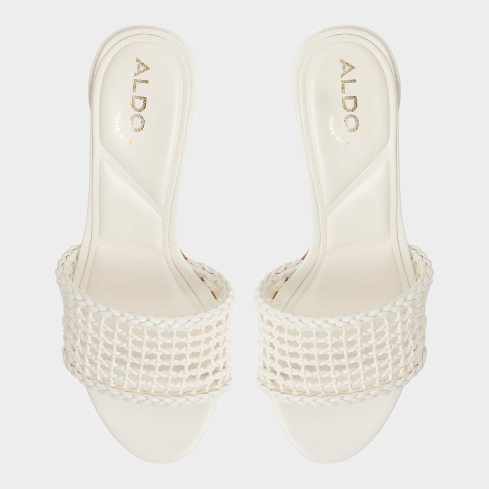 Beachdate White/Bone Women's Block heels - Heeled mule, Block heel | Aldo for sale