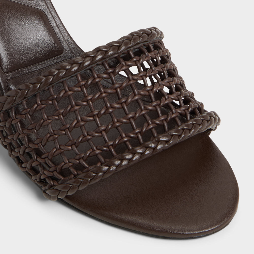 Beachdate Dark Brown Women's Block heels - Heeled mule, Block heel | Aldo online