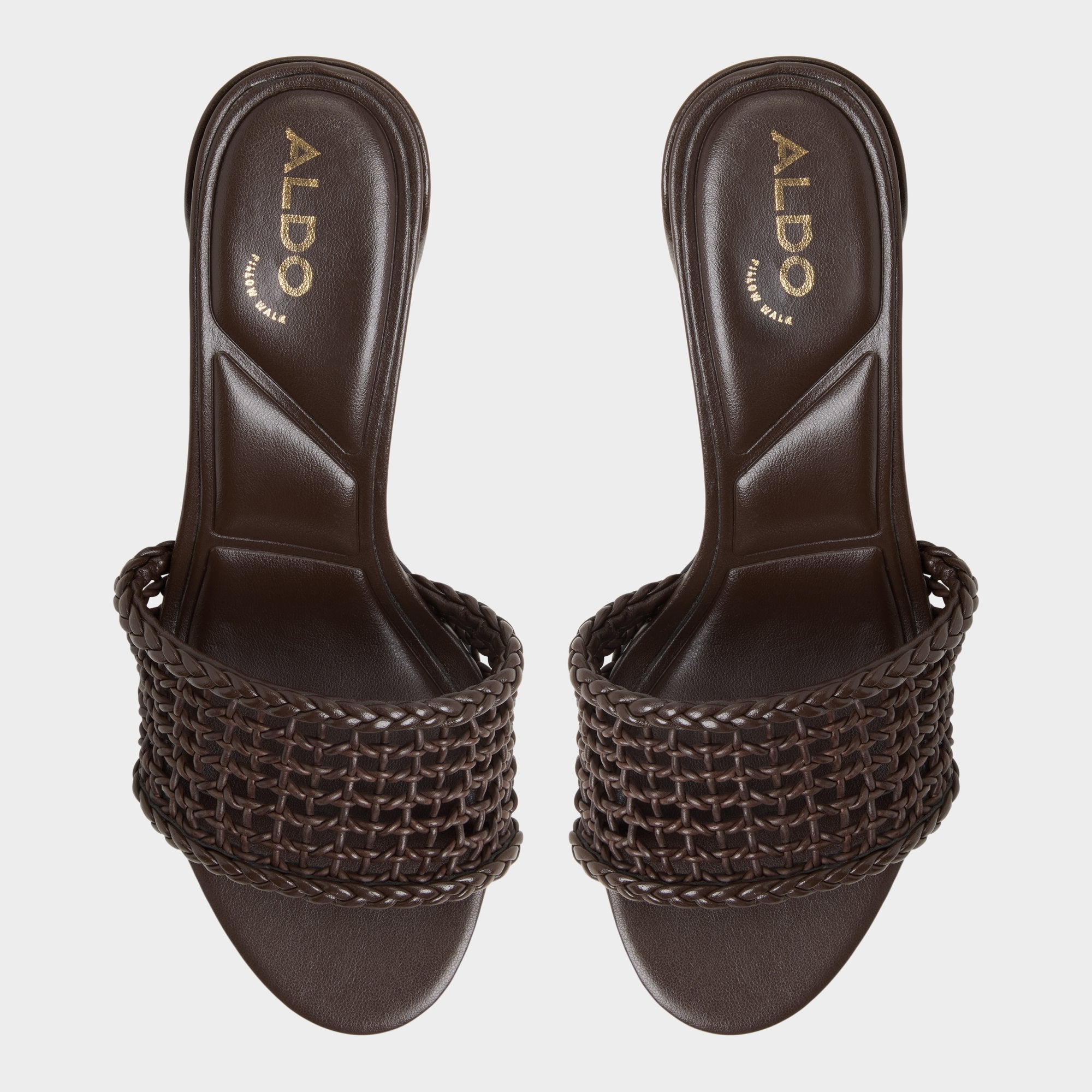 Beachdate Dark Brown Women's Block heels - Heeled mule, Block heel | Aldo online