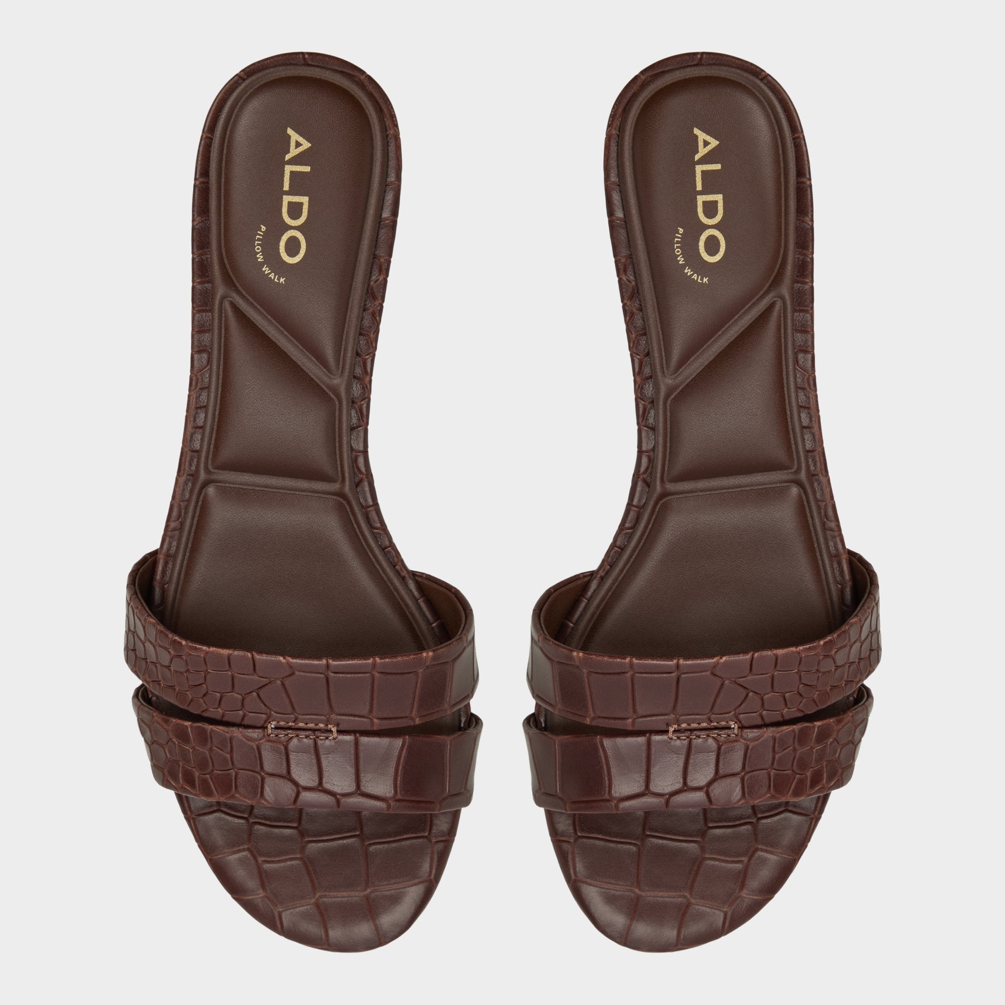 Scarletta Dark Brown Women's Heeled mules - Heeled mule, Kitten heel | Aldo discount