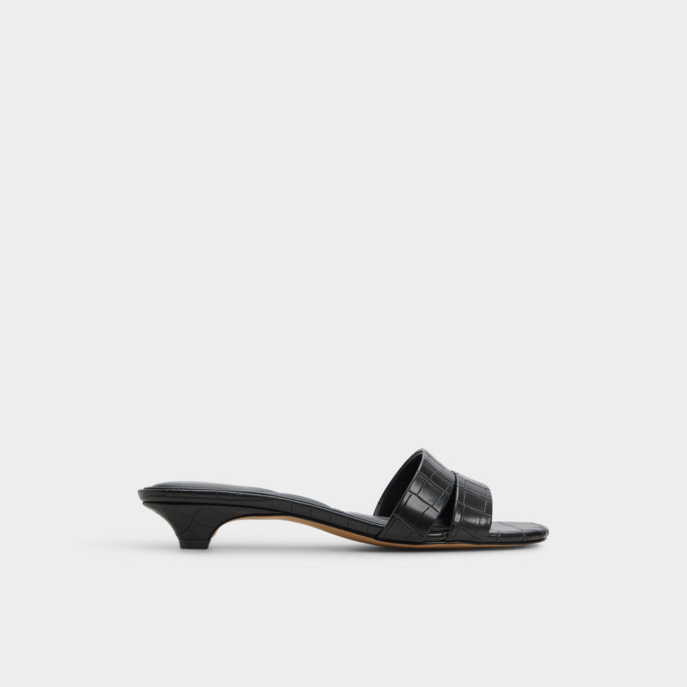 Scarletta Black Women's Heeled mules - Heeled mule, Kitten heel | Aldo sale