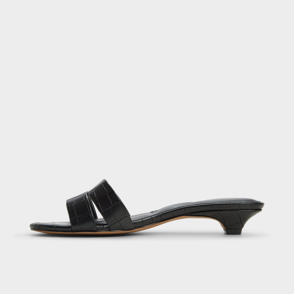 Scarletta Black Women's Heeled mules - Heeled mule, Kitten heel | Aldo sale