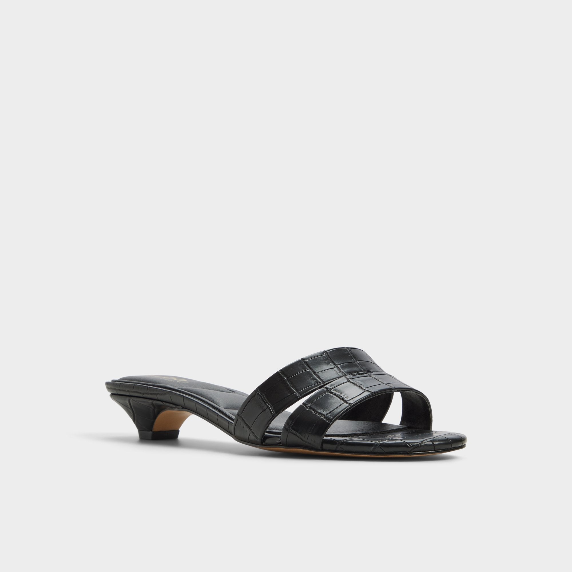 Scarletta Black Women's Heeled mules - Heeled mule, Kitten heel | Aldo sale