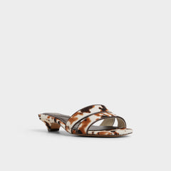 Scarletta White/Black Women's Heeled mules - Heeled mule, Kitten heel | Aldo for sale