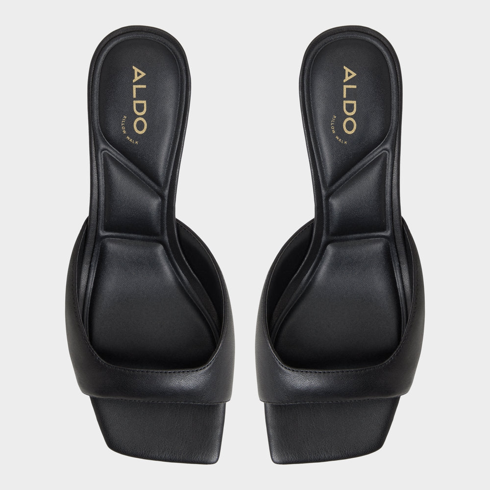 Aneky in Black - Heeled mule, Block heel | Aldo online