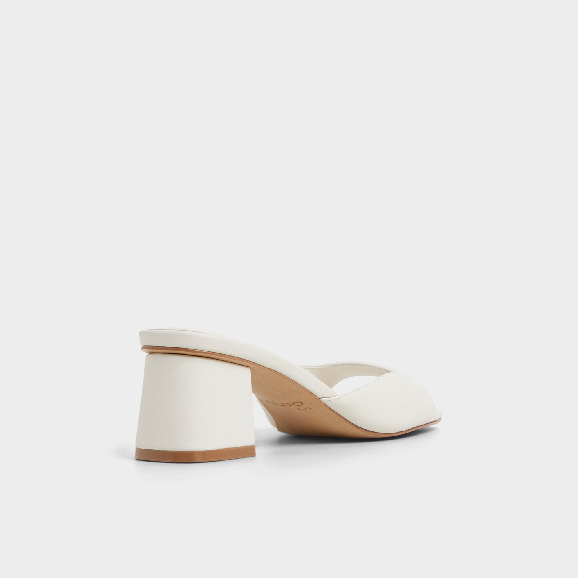 Aneky in White Bone - Heeled mule, Block heel | Aldo discount