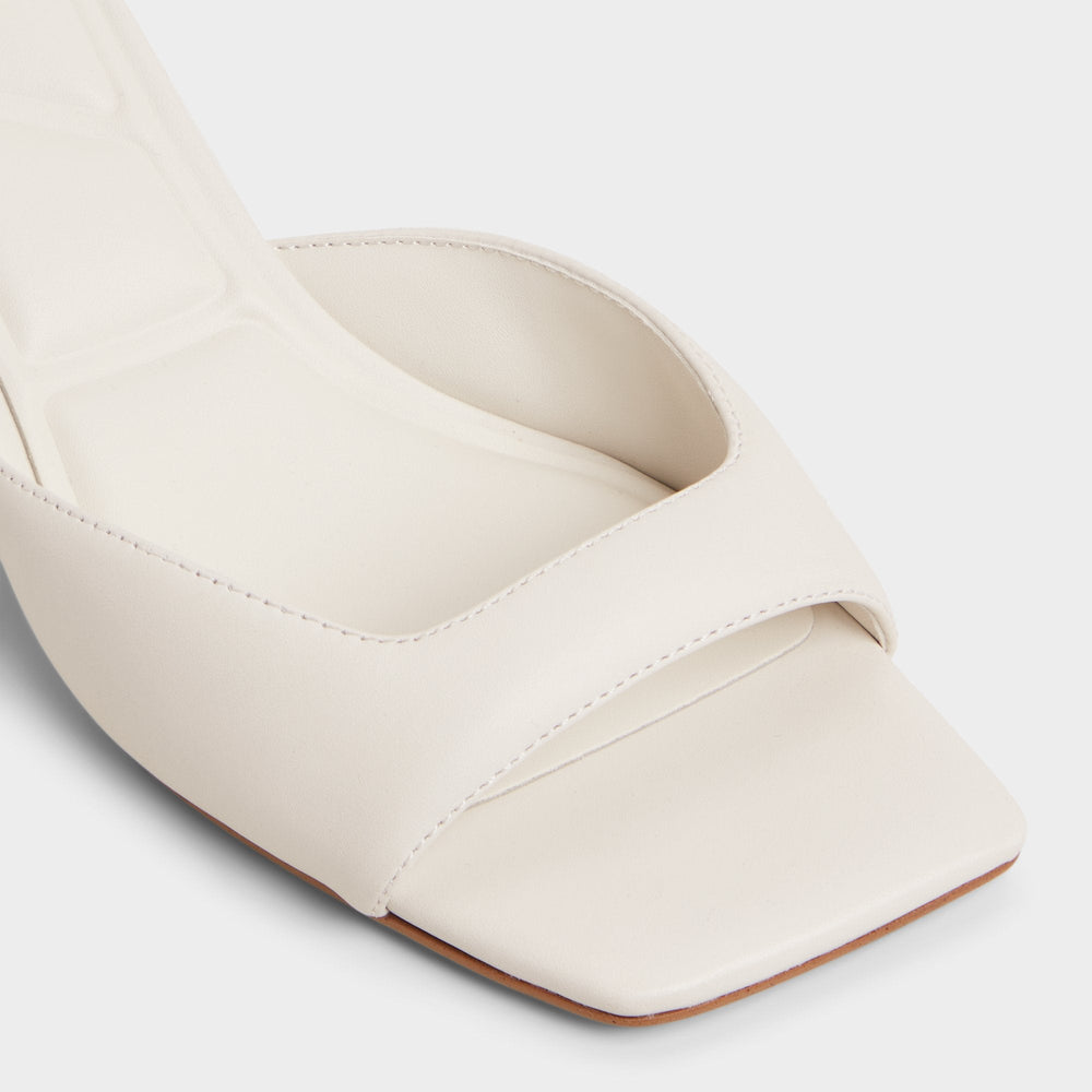 Aneky in White Bone - Heeled mule, Block heel | Aldo discount