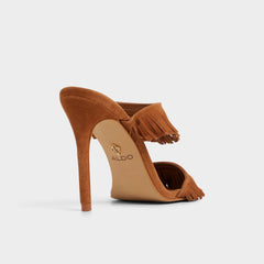 Nahanie in Medium Brown - Heeled mule, Stiletto heel | Aldo sale