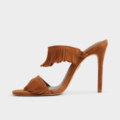 Nahanie in Medium Brown - Heeled mule, Stiletto heel | Aldo sale