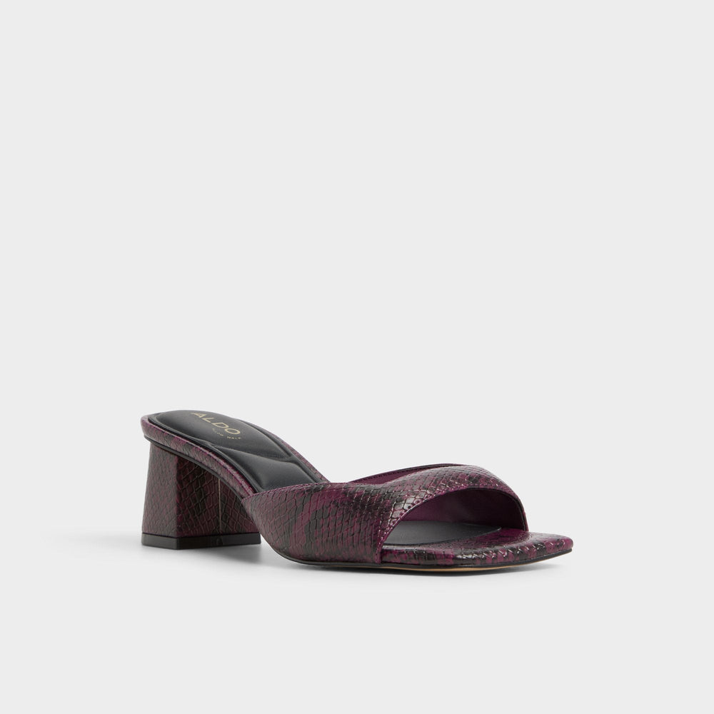 Aneky in Bordo - Heeled mule, Block heel | Aldo on sale