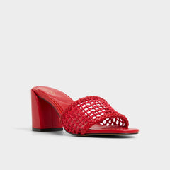 Beachdate Bright Red Women's Block heels - Heeled mule, Block heel | Aldo for sale