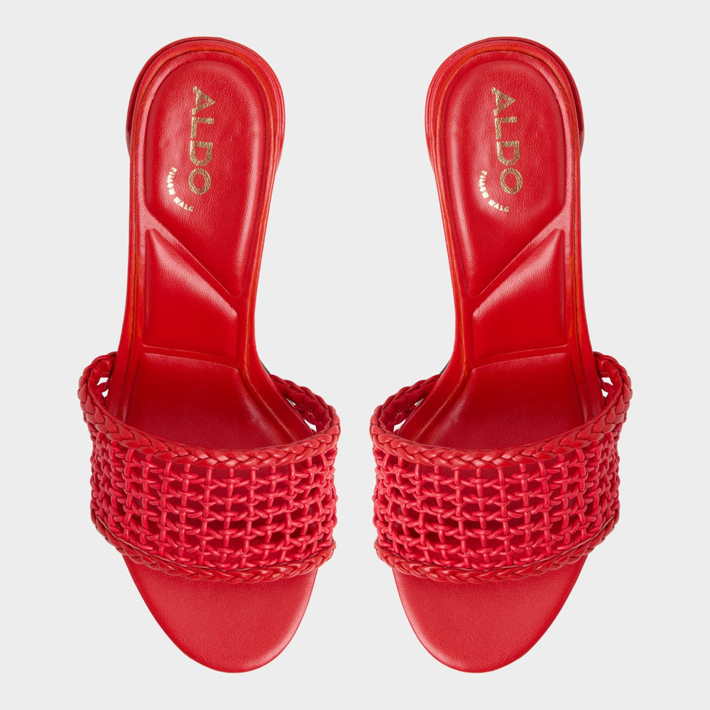 Beachdate Bright Red Women's Block heels - Heeled mule, Block heel | Aldo for sale